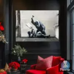 Картина Королевские суды - Бэнкси