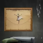 Картина Бэнкси Балерина