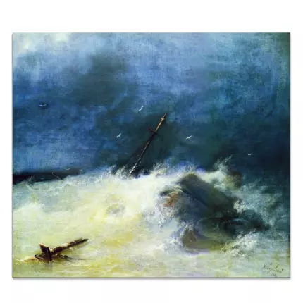 Картина Буря на море 1893 - Иван К. Айвазовский