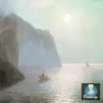 Картина А. С. Пушкин в Крыму у Гурзуфских скал - Иван К. Айвазовский