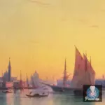 Картина Венеция на закате - Иван К. Айвазовский