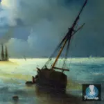 Картина У маяка - Иван К. Айвазовский