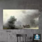 Картина Карета в бурю - Иван К. Айвазовский