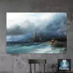 Картина Буря 1857 - Иван К. Айвазовский