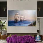 Картина Смотр Черноморского флота в 1849 году - Иван К. Айвазовский