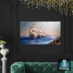 Картина Смотр Черноморского флота в 1849 году - Иван К. Айвазовский