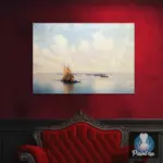 Картина Морской пейзаж 1871 - Иван К. Айвазовский