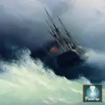 Картина Корабли в бурю - Иван К. Айвазовский