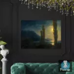 Картина Лунная ночь окрестности Ялты - Иван К. Айвазовский