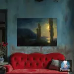 Картина Лунная ночь окрестности Ялты - Иван К. Айвазовский