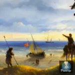 Картина Ветряная мельница на берегу моря - Иван К. Айвазовский