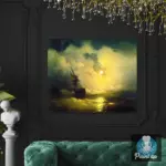 Картина Буря на море ночью - Иван К. Айвазовский