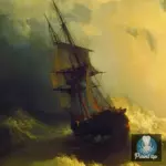 Картина Буря на море ночью - Иван К. Айвазовский