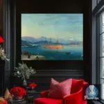 Картина Французские корабли, покидающие Черное море - Иван К. Айвазовский