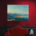 Картина Французские корабли, покидающие Черное море - Иван К. Айвазовский