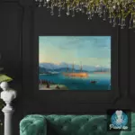 Картина Французские корабли, покидающие Черное море - Иван К. Айвазовский