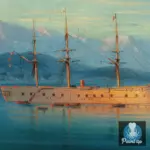 Картина Французские корабли, покидающие Черное море - Иван К. Айвазовский