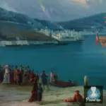 Картина Французские корабли, покидающие Черное море - Иван К. Айвазовский