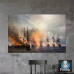 Картина Синопский бой - Иван К. Айвазовский