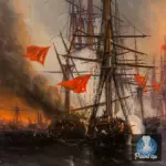 Картина Синопский бой - Иван К. Айвазовский