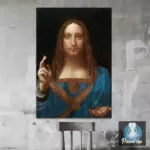 Картина Спаситель мира - Леонардо да Винчи