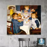 За завтраком (За обедом) - Серебрякова