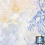 Картина Ёлочный торг - Борис Кустодиев