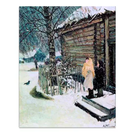 Картина Первый снег - Пластов А.А.