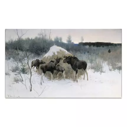 Картина Лоси - Степанов А.С.