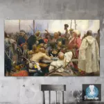 Картина Запорожцы - Илья Репин