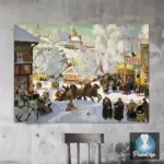 Картина Масленица (1919) - Кустодиев Б.М.
