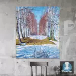 Картина Февральская лазурь - Грабарь И.Э.