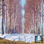 Картина Февральская лазурь - Грабарь И.Э.