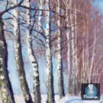Картина Февральская лазурь - Грабарь И.Э.