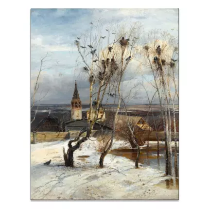 Картина Грачи прилетели - Саврасов А.К.