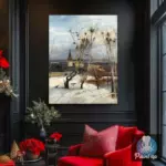 Картина Грачи прилетели - Саврасов А.К.