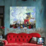 Картина Балаганы - Кустодиев Б.М.