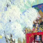 Картина Балаганы - Кустодиев Б.М.