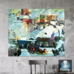 Картина Масленица - Кустодиев Б.М.