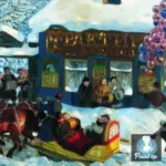 Картина Масленица - Кустодиев Б.М.