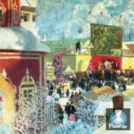 Картина Масленица - Кустодиев Б.М.