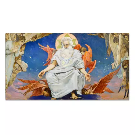 Картина Бог Саваоф - Васнецов В.М.