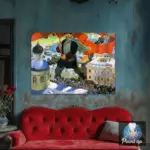 Картина Большевик - Кустодиев Б.М.