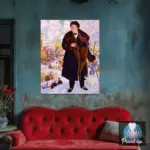 Картина портрет Фёдора Ивановича Шаляпина - Кустодиев Б.М.