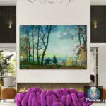 Картина Вид с Воробьёвых гор - Кустодиев Б.М.