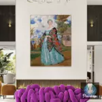 Картина Купчиха 1923 - Кустодиев Б.М.