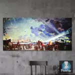 Картина Ночной праздник на Неве - Кустодиев Б.М.