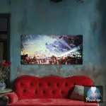 Картина Ночной праздник на Неве - Кустодиев Б.М.