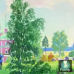 Картина Лето (Поездка в Терем) - Кустодиев Б.М.