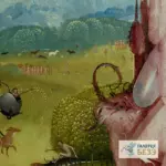Картина Cад земных наслаждений - Иероним Босх - Фрагмент 1